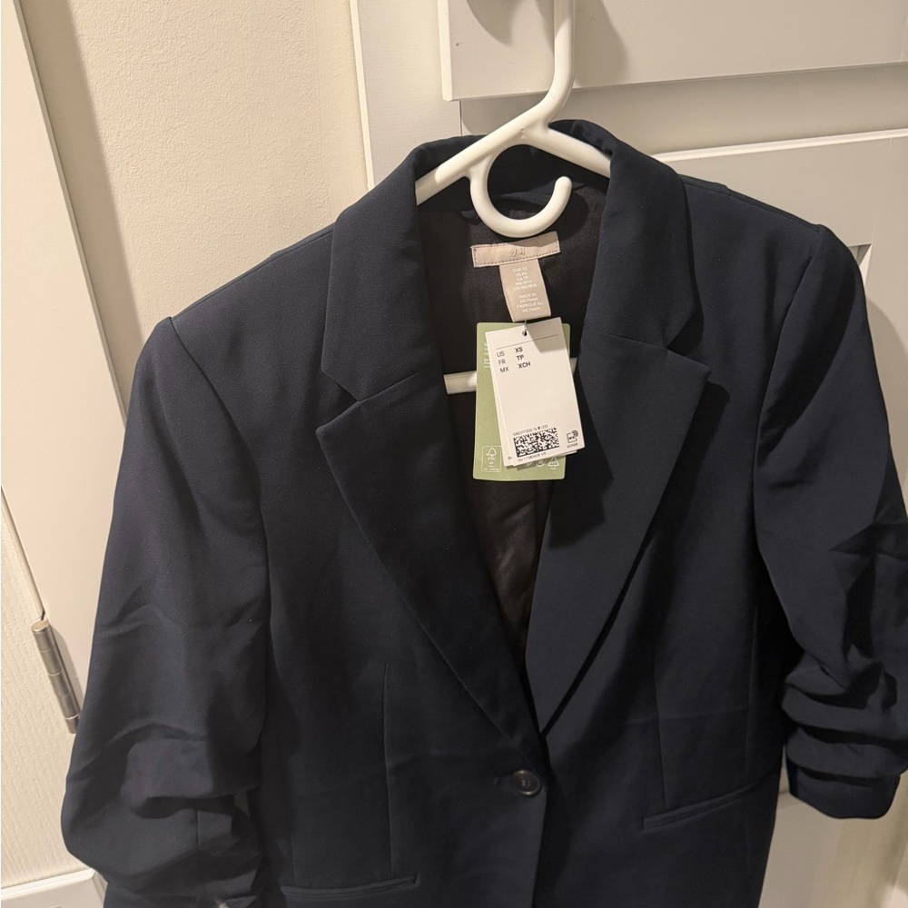 H&M Navy Women's Suit Jacket